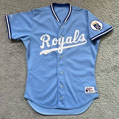 Vintage Team-Issued 1991 Kansas City Royals Rawlings Jersey Size 44 • $424.99