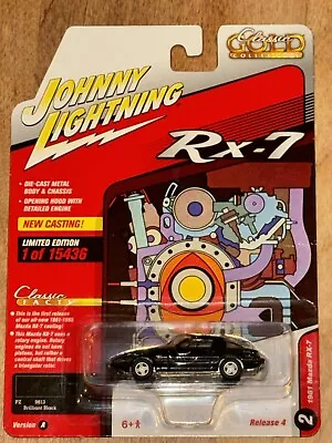 2021 Johnny Lightning *CLASSIC GOLD 4A*  Brilliant Black 1981 Mazda RX-7 *NIP* • $7