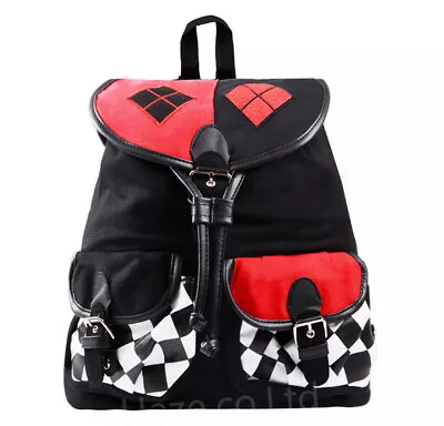 DC Comics Suicide Squad Harley Quinn Backpack Travel Bags School Bag Unsiex  • $69.91