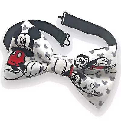NEW FABRIC BOW TIE W/Adjustable Strap* MICKEY MOUSE *Handmade USA* Free Shipping • $19.99