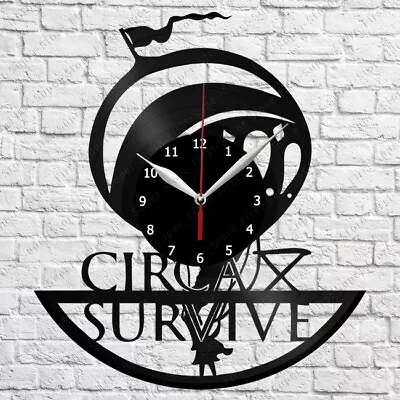 Circa Survive Vinyl Clock Record Wall Clock Decor Fan Art Home 2937 • $14.99