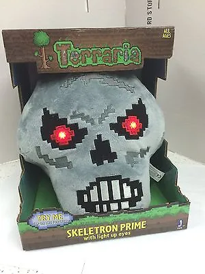 TERRARIA Skeletron Prime Feature Plush Toys (22 Cm) With Lightup RED Eyes-RARE • $40