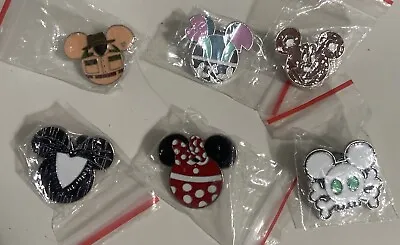 Disney Mickey Mouse HEAD Only Pins Lot Of 6 • $13
