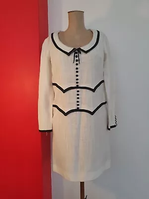 Vintage 1960s Joy Nilsson Dress XS-S Charlston Infused Maybe Linen Blend • £110.93