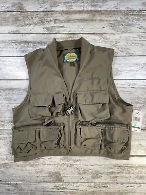 NWT Cabela's Vest Fishing Hunting Willow Creek Women’s  Sz Lg Light Driftwood • $18.95