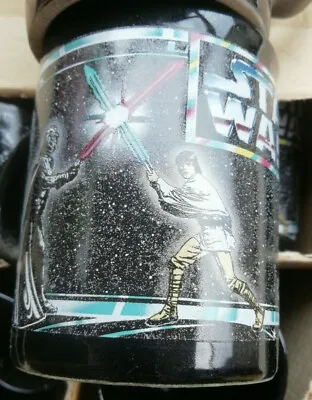 1 Vintage Officially Licensed Star Wars Mug Cup - Luke Skywalker - Darth Vader  • £3.40