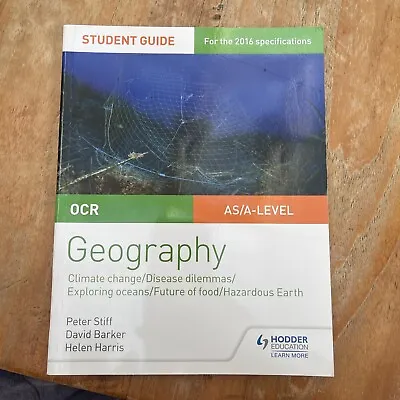 OCR A Level Geography Student Guide 3: Geographical Debates: Climate. VGC • £4.95