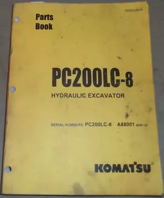 Komatsu Pc200lc-8 Excavator Parts Manual Book Catalog S/n A88001-up • $79.99