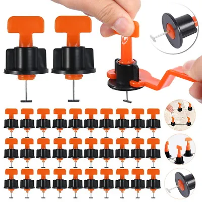 50-400 Tile Leveling System Clips Levelling Spacer Tiling Tool Floor Wall Wrench • $44.90
