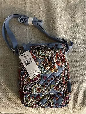 NWT $60 VERA BRADLEY RFID Mini Sac Hipster Provence Paisley Crossbody Int Wallet • $29.99