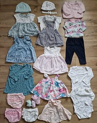 Baby Girl Clothes Bundle 3-6 Months Outfits Next Monsoon George 23 Items • £14.99