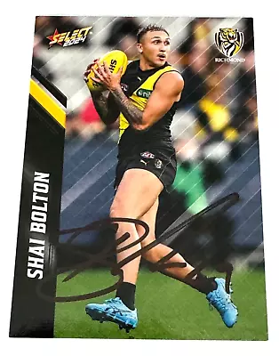 Richmond Tigers Shai Bolton Signed 2024 Select Afl Footy Stars Card • $9.99