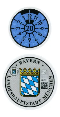 Munich 2020 German License Plate Registration Seal For BMW By Z Plates • $9.99