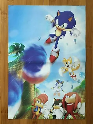 $29.99 • Buy Official Sonic The Hedgehog 2-Sided Poster Ben Bates SEGA Comic Promo Art RARE