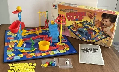 Milton Bradley 1986 Mouse Trap Board Game Complete Pre-Owned • $18