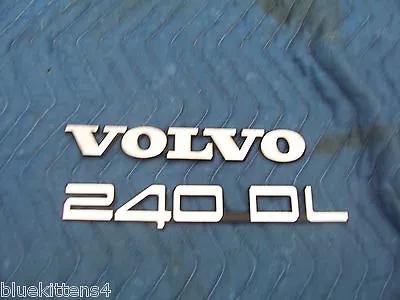 240 Dl Used Trunk Trim Emblem 1993 1992 1991 1990 Original Volvo Ornament • $62.10