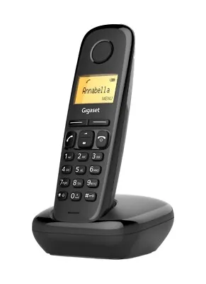 Gigaset A170 Single Digital Cordless DECT Home Telephone Black - Brand New • £15.99