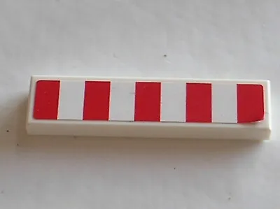 £3.11 • Buy LEGO White Tile 1x4 With Stripes Sticker Ref 2431pb480 / Set 9493  