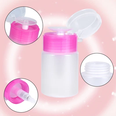 £3.08 • Buy 60ML Pump Dispenser Nail Polish Remover Alcohol Liquid Cleaner Handy Press UK