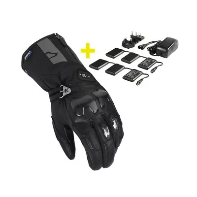 Heated Gloves | Macna PROGRESS RTX DL 2.0 12v Electric KIT Motorcycle Snow Gear • $349