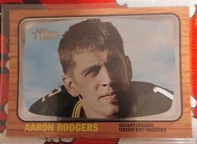 2005 Topps Heritage Aaron Rodgers Foil Rookie Card #thc27 Green Bay Packers Nmmt • $49.99