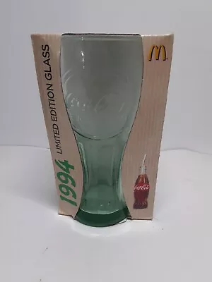 Vintage 1994 McDonald's Limited Edition Coca- Cola Green Glass- New In Pack • $29.99