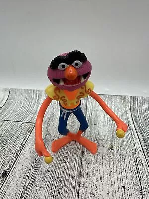 Vintage 1978 Henson Assoc Inc Muppets Plastic Drummer ANIMAL Figure Figurine Toy • $5.99