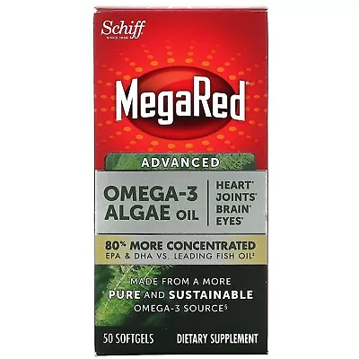 (#275) Megared Advanced Omega-3 Algae Oil 50 Ct • $15