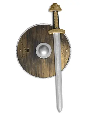 Weapons Set Sword Shield Kids Roman Gladiator Plastic Fancy Dress Accessory • $48.43