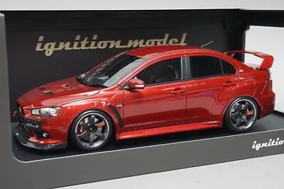 1:18 Ignition Model IG2293 Mitsubishi Lancer Evolution X (CZ4A) Red Metallic • $288