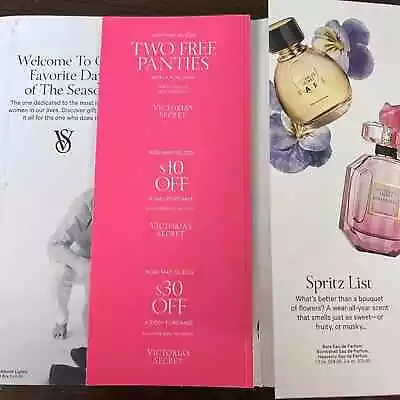 VICTORIA*S SECRET ~ Coupons ~ 2 Panties W/purchase + $10 Off $40 + $30 Off $100 • $11.20