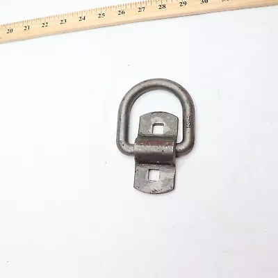D Ring Tie-Down Anchor With Bolt-on Clip Heavy Duty Silver Steel 1/2  • $2.70