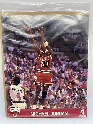 1990 Michael Jordan NBA Hoops Jump Shot Action Photo Card Sealed Brand New • $11.99