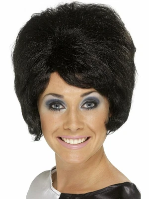 60s Beehive Wig Black • £10.49