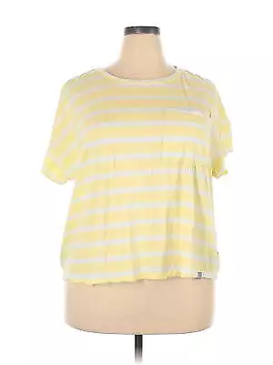 Marc New York By Andrew Marc Performance Women Yellow Short Sleeve T-Shirt 2X • $18.74