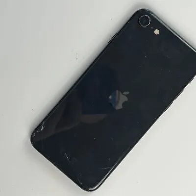 Apple IPhone SE 2020 2nd Gen Black Unlocked Crack Screen No Power Spares Repairs • £39.95