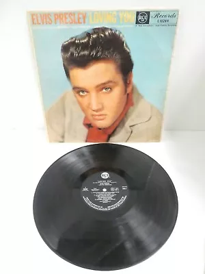 Elvis Presley Loving You Rca Records Lp Vinyl Record 1957 • $36