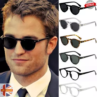 Classic Round Oval Circle Men Women Tint Retro Vintage Fashion Sunglasses Shade • £6.49