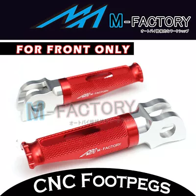 Red Billet Front Rider Foot Pegs For Yamaha Vmax 1700 09 10 11 12 13 • $37.62