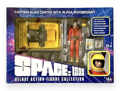 Space 1999 Alan Carter Alpha Spacesuit + Moonbuggy & Action Figure 16/12 • $149.99