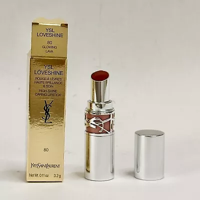 Yves Saint Laurent Loveshine Lipstick 3.2ml - Shade 80 - New In Box • £22