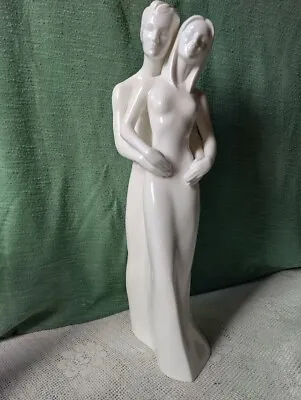 Moments By Coalport ' In Love ' - White Bone China Figurine (AF) • £16