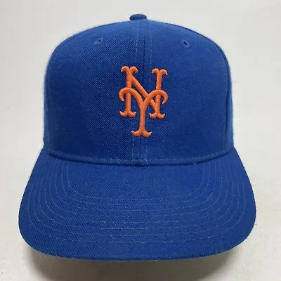 Vintage New York Mets Hat Cap New Era Diamond Collection 100% Wool 7 1/4 USA • $19.97