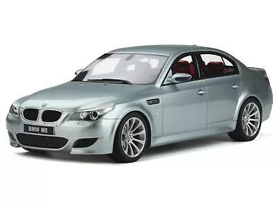 2008 Bmw M5 E60 Phase 2 Silverstone Gray 1/18 Model Car By Otto Mobile Ot426 • $129.99