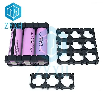 10PCS Cell 1X2 1X1 1X3 Spacer 18650 Battery Holder ABS Storage Bracket Case • $2.39