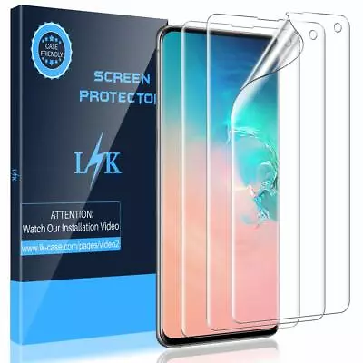 Screen Protector For Samsung Galaxy S10 HD Effect Flexible Film New 2+3 Pack ! • $17.89