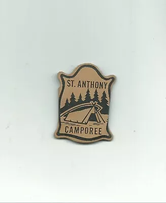 Bg Scout Bsa Viking Council St Anthony Camporee Leather Neckerchief Slide Woggle • $2.25