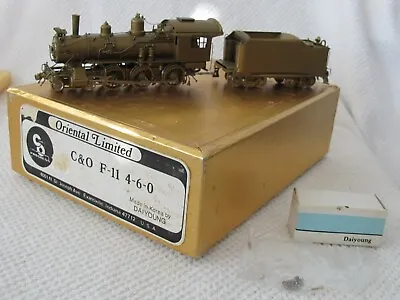 $374.50 • Buy ORIENTAL Limited HO Scale Brass  C&O Chesapeake Ohio F-11 4-6-0 Daiyoung In Box