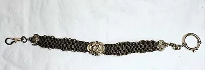 Vintage Victorian Braided Hair Mourning Watch Fob Gold Filled • $69.99