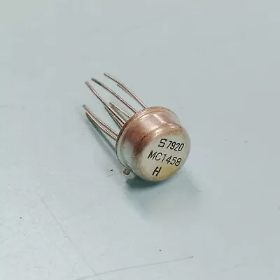 4 Pcs Signetics MC1458H-  Op-Amp Metal Can • $8
